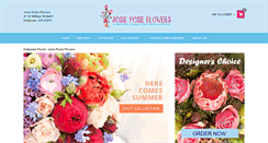 Desktop Screenshot of josieposieflower.com